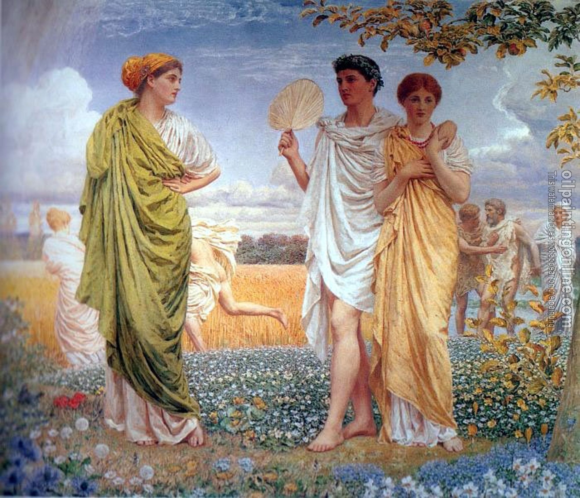 Moore, Albert Joseph - Loves of the Winds and the Seasons